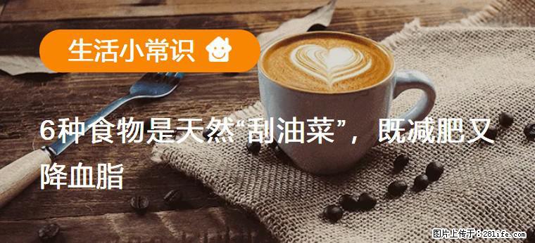 【生活小常识】6种食物是天然“刮油菜”，既减肥又降血脂 - 江门生活资讯 - 江门28生活网 jm.28life.net